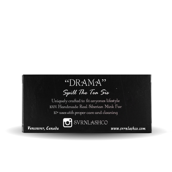 DRAMA-Siberian 3D Mink Lashes + lash brush - Picture 3 of 5